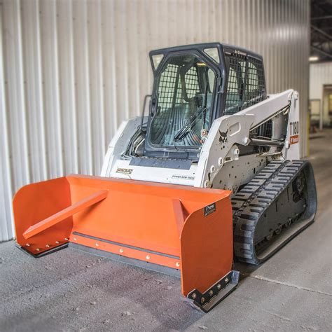 Snow Pusher Attachment for Skid Steers 